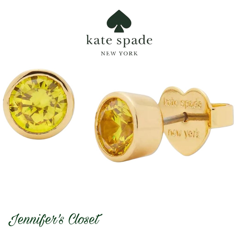 Kate Spade Yellow Gold Stud Earrings